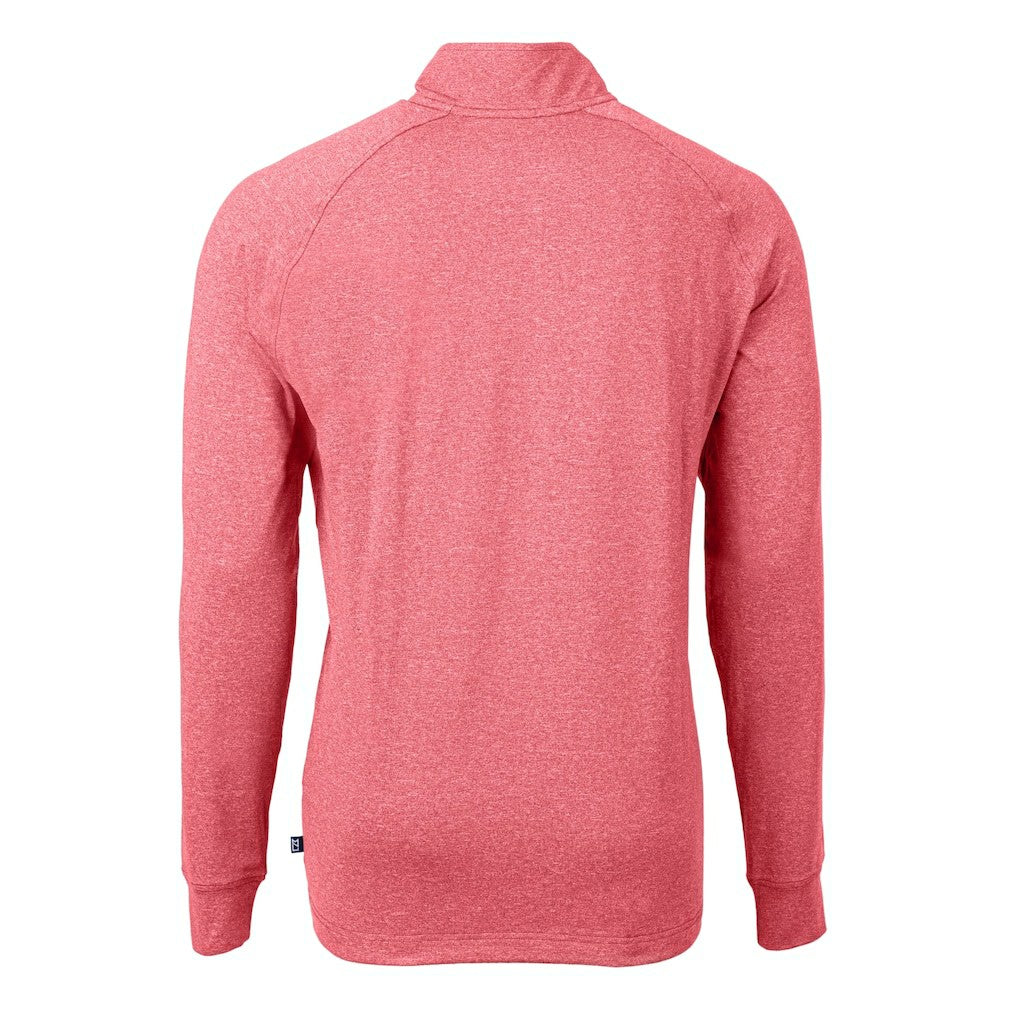 Cutter & Buck Big & Tall Adapt Eco Raglan Quarter-Zip Jacket - San Francisco 49ers