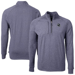 Cutter & Buck Big & Tall Adapt Eco Raglan Quarter-Zip Jacket - Seattle Seahawks