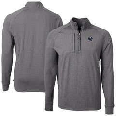 Cutter & Buck Big & Tall Adapt Eco Raglan Quarter-Zip Jacket - New York Giants