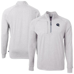 Cutter & Buck Big & Tall Adapt Eco Raglan Quarter-Zip Jacket - New York Giants