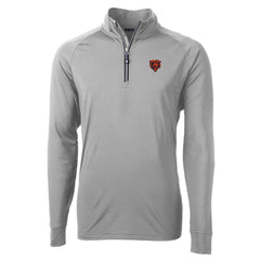 Cutter & Buck Big & Tall Adapt Eco DryTec Raglan Quarter-Zip Jacket - Chicago Bears