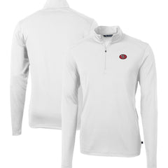 Cutter & Buck Big & Tall Virtue Eco Pique Quarter-Zip Jacket - San Francisco 49ers