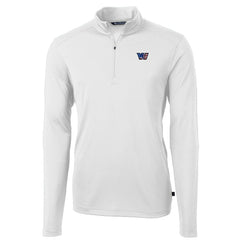 Cutter & Buck Big & Tall Americana Virtue Eco Pique Quarter-Zip Jacket - Washington Commanders