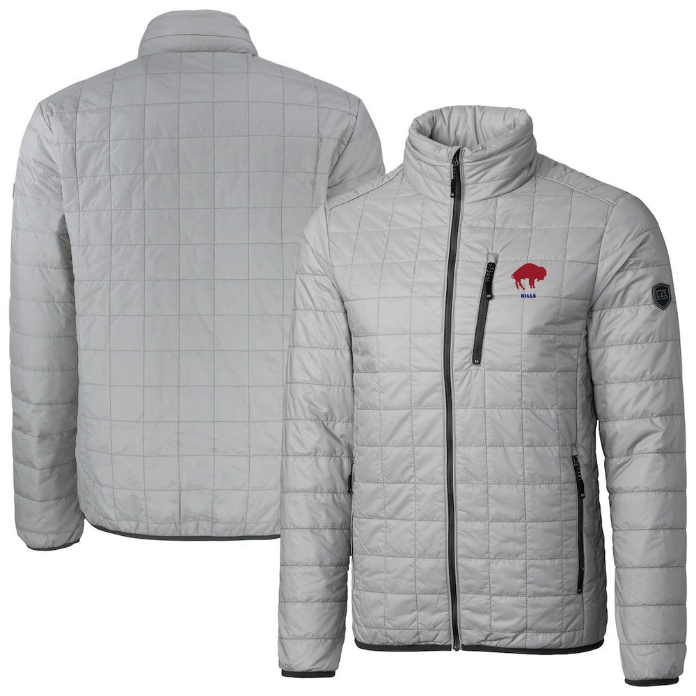 Cutter & Buck Big & Tall Rainier PrimaLoft Eco Insulated Full-Zip Puffer Jacket - Buffalo Bills