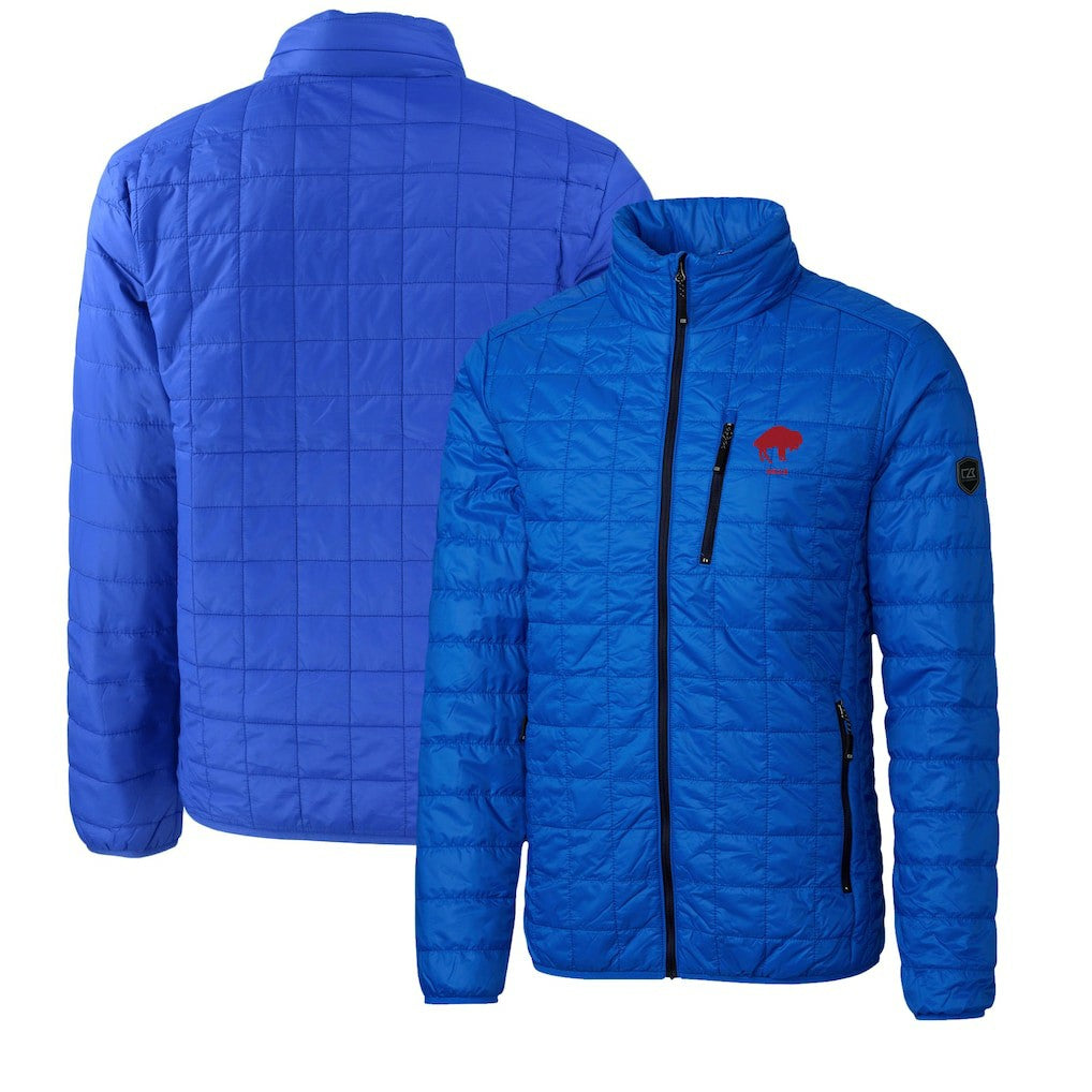 Cutter & Buck Big & Tall Rainier PrimaLoft Eco Insulated Full-Zip Puffer Jacket - Buffalo Bills
