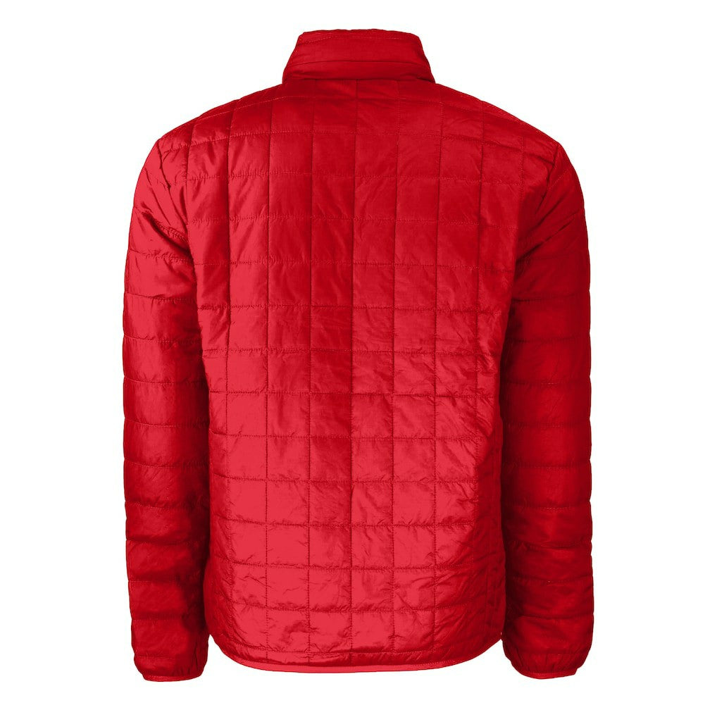 Cutter & Buck Big & Tall Rainier PrimaLoft Eco Insulated Full-Zip Hoodie Puffer Jacket - New England Patriots