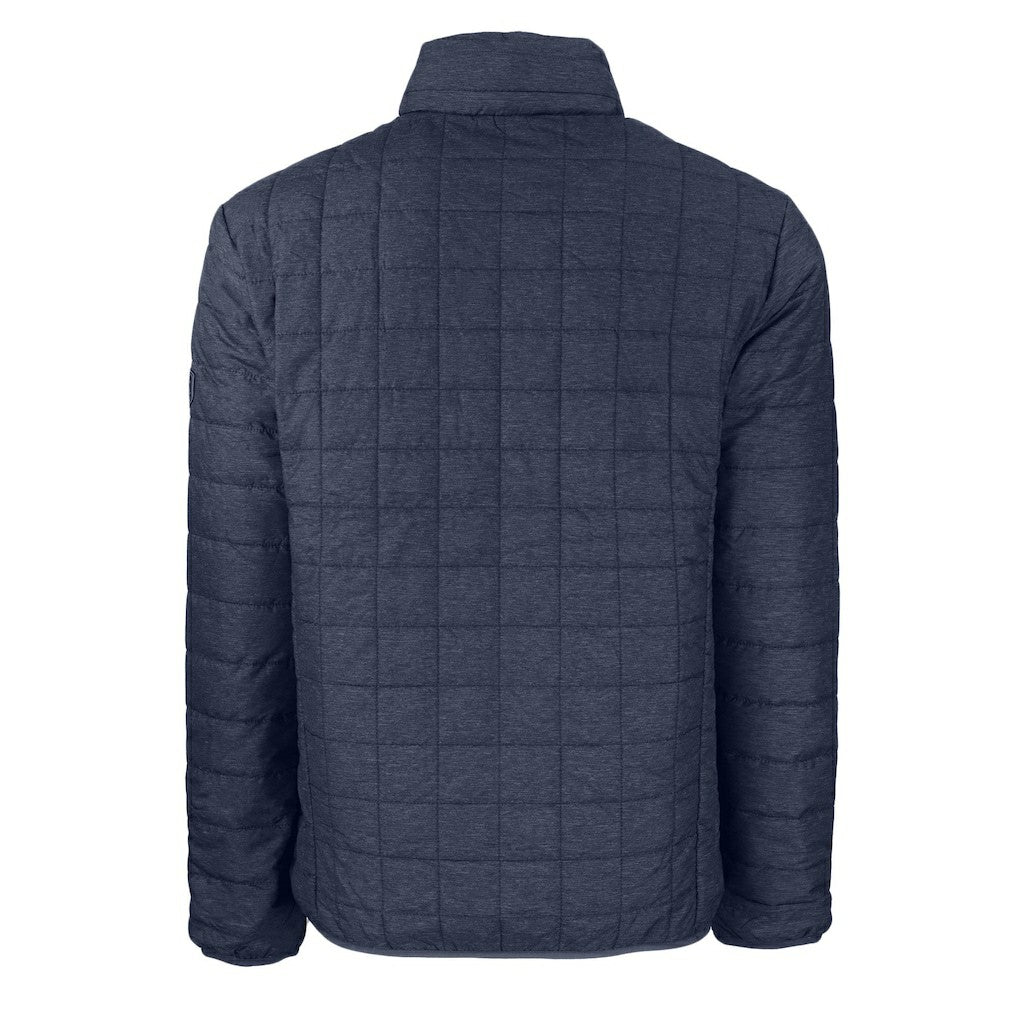 Cutter & Buck Big & Tall Rainier PrimaLoft Eco Insulated Full-Zip Hoodie Puffer Jacket - New England Patriots