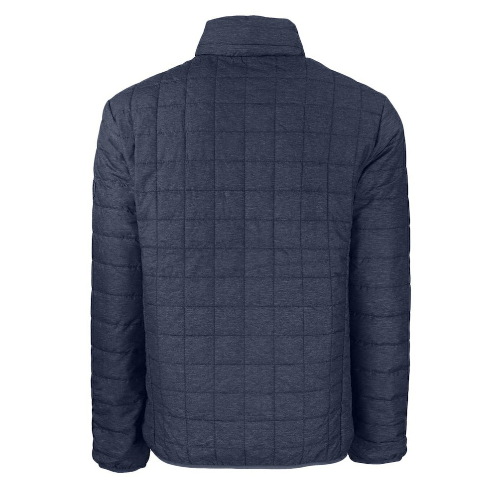 Cutter & Buck Big & Tall Rainier PrimaLoft Eco Insulated Full-Zip Hoodie Puffer Jacket - New England Patriots