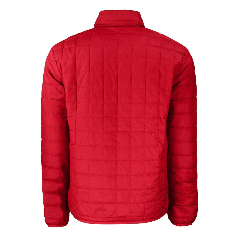 Cutter & Buck Big & Tall Rainier PrimaLoft Eco Insulated Full-Zip Hoodie Puffer Jacket - Buffalo Bills