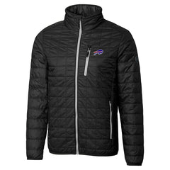 Cutter & Buck Big & Tall Rainier PrimaLoft Eco Insulated Full-Zip Hoodie Puffer Jacket - Buffalo Bills