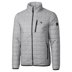 Cutter & Buck Big & Tall Rainier PrimaLoft Eco Insulated Full-Zip Hoodie Puffer Jacket - Kansas City Chiefs