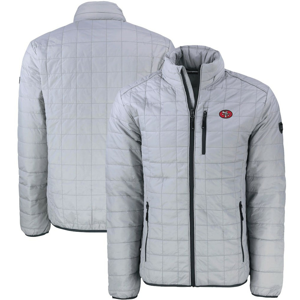Cutter & Buck Big & Tall Rainier PrimaLoft Eco Insulated Full-Zip Puffer Jacket - San Francisco 49ers