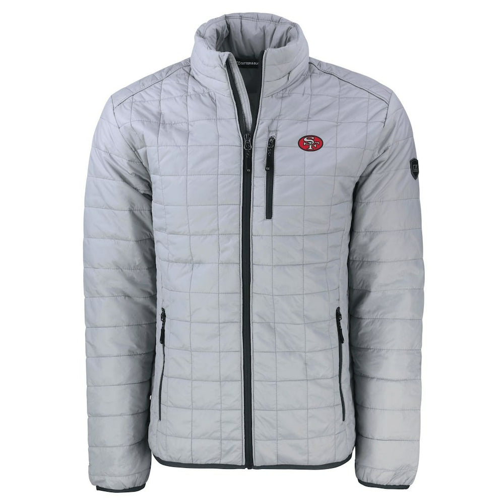 Cutter & Buck Big & Tall Rainier PrimaLoft Eco Insulated Full-Zip Puffer Jacket - San Francisco 49ers