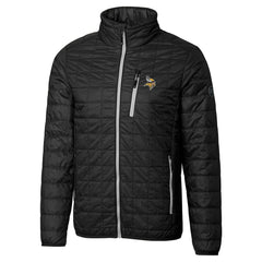Cutter & Buck Big & Tall Rainier PrimaLoft Eco Insulated Full-Zip Hoodie Puffer Jacket - Minnesota Vikings