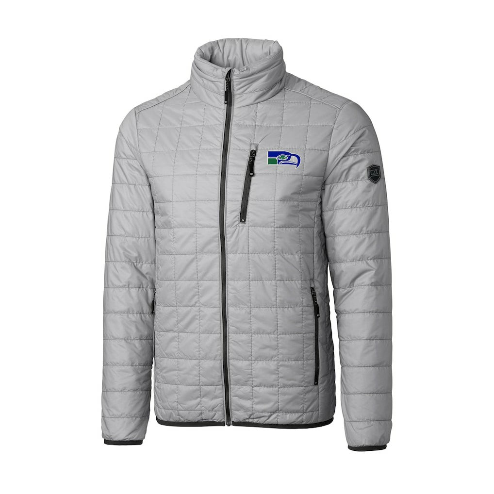 Cutter & Buck Big & Tall Rainier PrimaLoft Eco Insulated Full-Zip Puffer Jacket - Seattle Seahawks