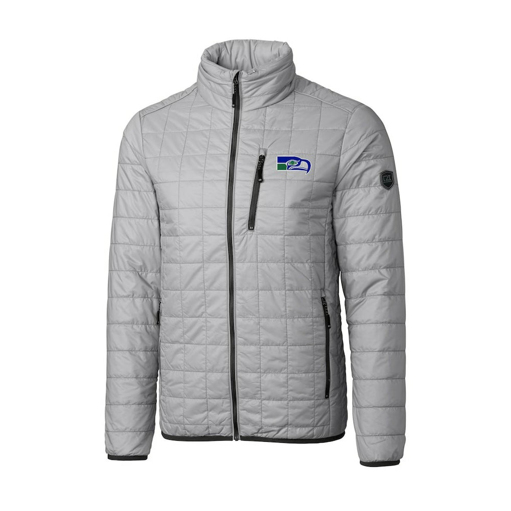 Cutter & Buck Big & Tall Rainier PrimaLoft Eco Insulated Full-Zip Puffer Jacket - Seattle Seahawks