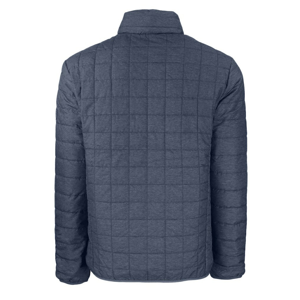 Cutter & Buck Big & Tall Rainier PrimaLoft Eco Insulated Full-Zip Hoodie Puffer Jacket - Buffalo Bills