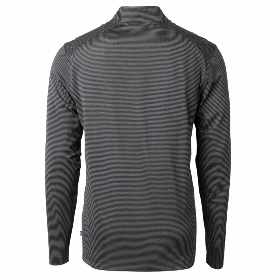 Cutter & Buck Big & Tall Virtue Eco Pique Micro Stripe Tri-Blend Quarter-Zip Jacket - Detroit Lions