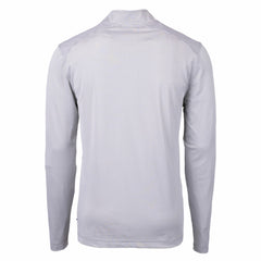 Cutter & Buck Big & Tall Virtue Eco Pique Micro Stripe Tri-Blend Quarter-Zip Jacket - Denver Broncos