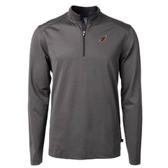 Cutter & Buck Big & Tall Virtue Eco Pique Micro Stripe Tri-Blend Quarter-Zip Jacket - Arizona Cardinals