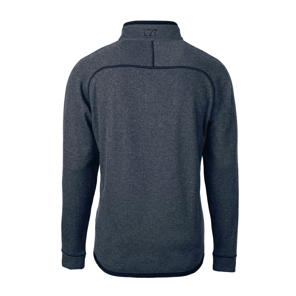 Cutter & Buck Big & Tall Mainsail Sweater-Knit Half-Zip Jacket - Buffalo Bills