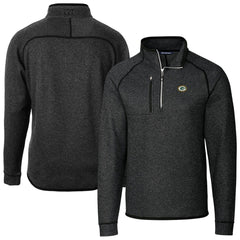Cutter & Buck Big & Tall Mainsail Sweater-Knit Half-Zip Jacket - Green Bay Packers