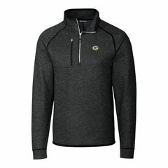 Cutter & Buck Big & Tall Mainsail Sweater-Knit Half-Zip Jacket - Green Bay Packers