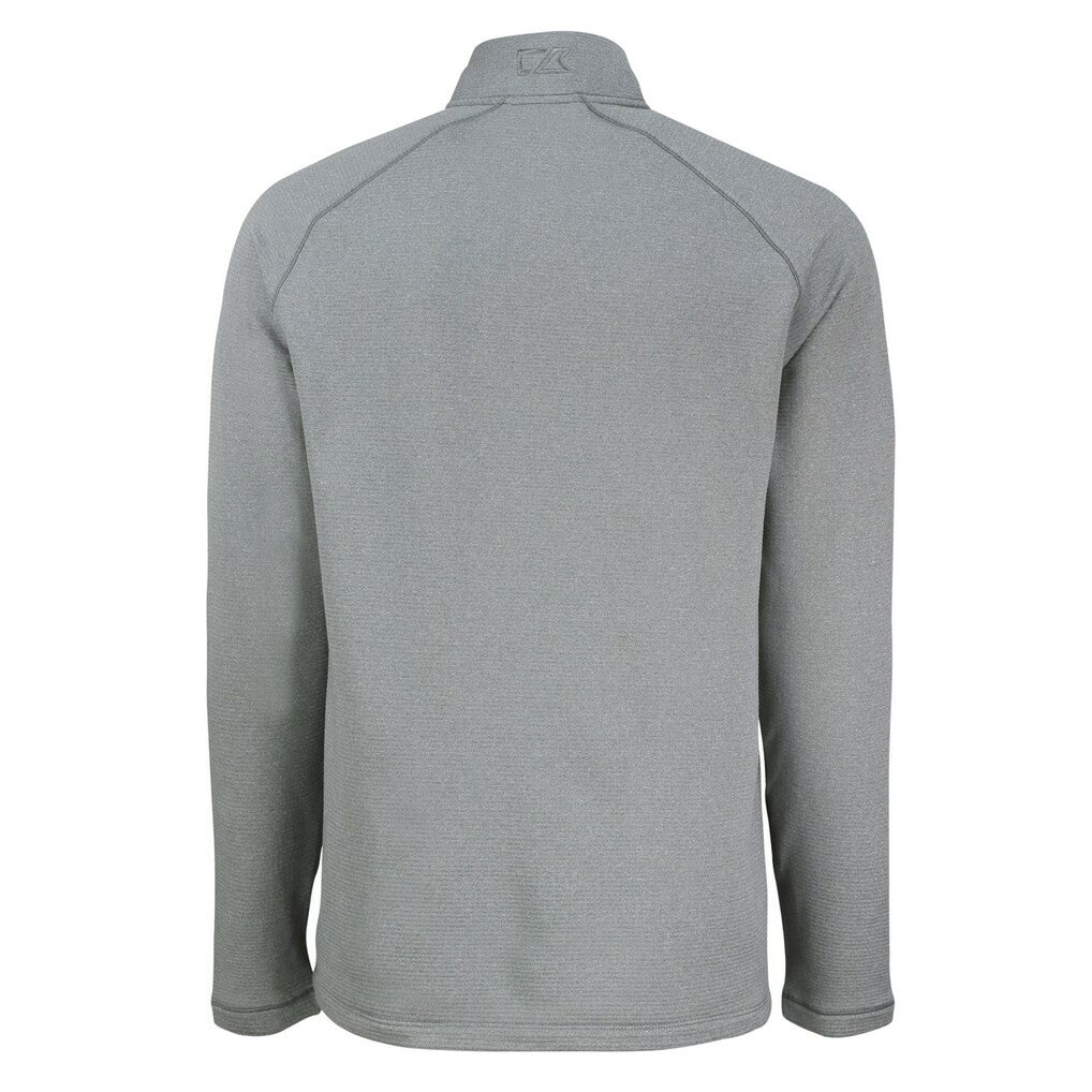 Cutter & Buck Peshastin Eco Fleece Tri-Blend Raglan Recycled Quarter-Zip Jacket - Atlanta Falcons