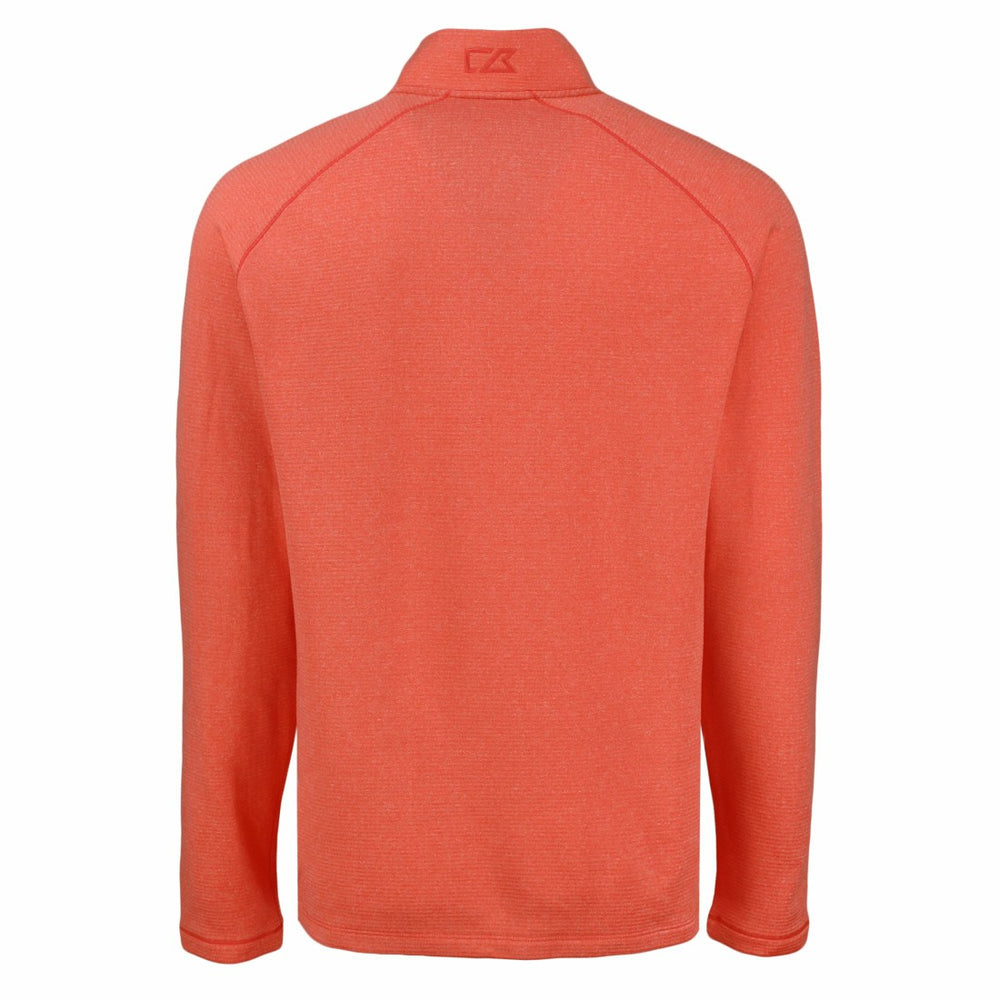 Cutter & Buck Peshastin Eco Fleece Tri-Blend Raglan Recycled Quarter-Zip Jacket - Denver Broncos