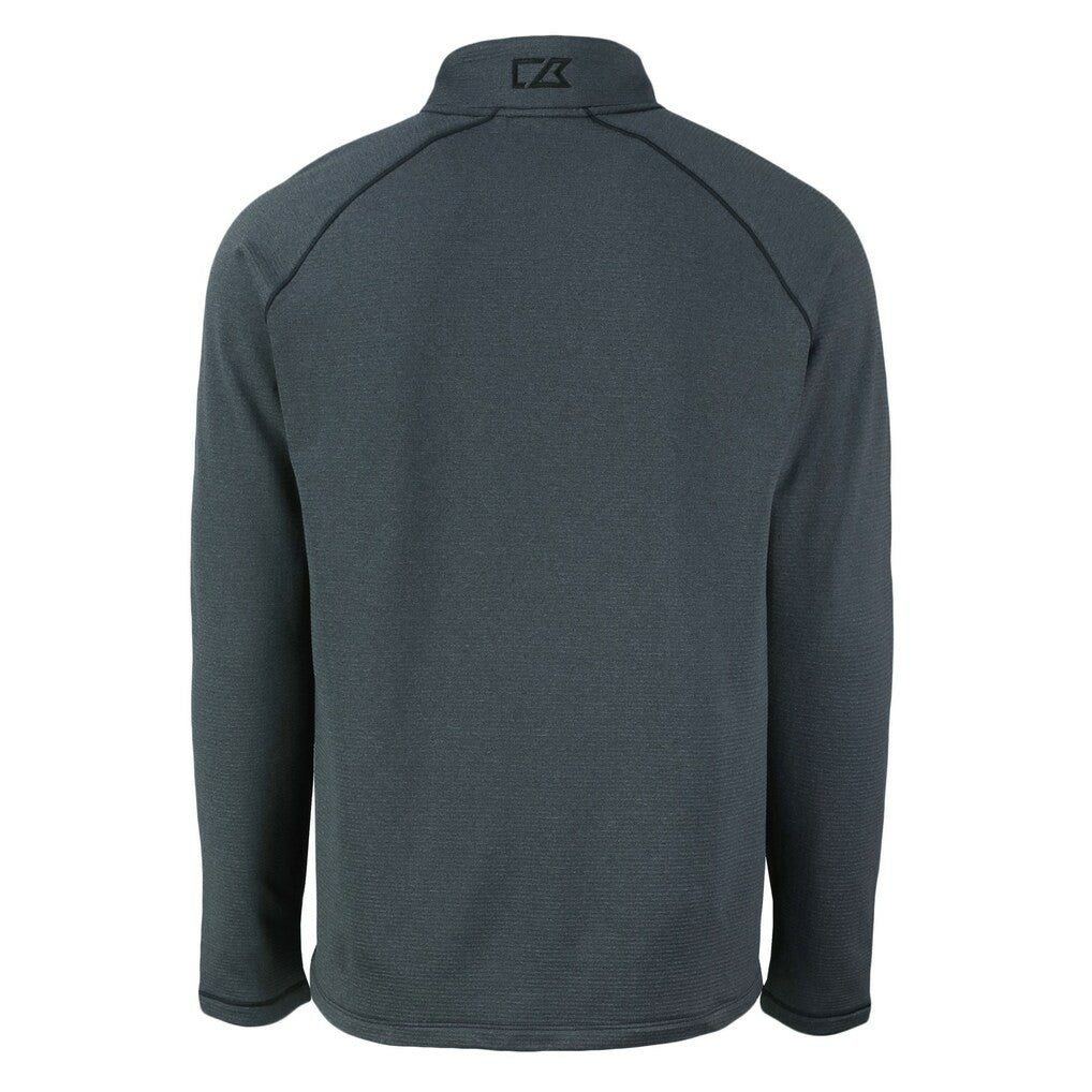 Cutter & Buck Peshastin Eco Fleece Tri-Blend Raglan Recycled Quarter-Zip Jacket - Green Bay Packers