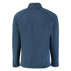 Cutter & Buck Peshastin Eco Fleece Tri-Blend Raglan Recycled Quarter-Zip Jacket - New England Patriots