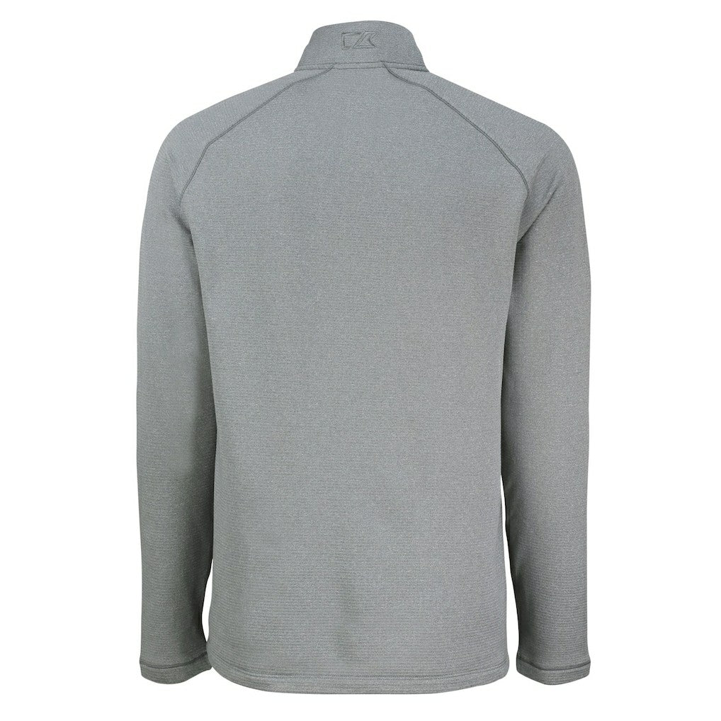 Cutter & Buck Peshastin Eco Fleece Tri-Blend Raglan Recycled Quarter-Zip Jacket - Washington Commanders