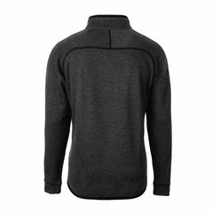 Cutter & Buck Big & Tall Mainsail Sweater-Knit Raglan Half-Zip Jacket - Detroit Lions