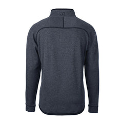 Cutter & Buck Big & Tall Mainsail Sweater-Knit Raglan Half-Zip Jacket - Los Angeles Chargers