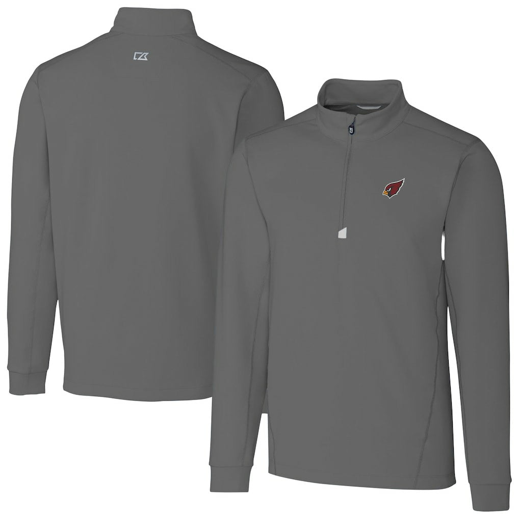 Cutter & Buck Big & Tall Traverse Stretch Quarter-Zip Top - Arizona Cardinals
