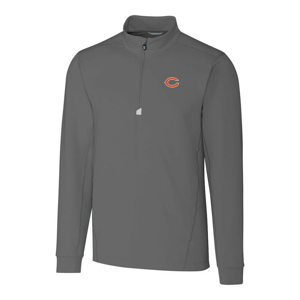 Cutter & Buck Big & Tall Traverse Stretch Quarter-Zip Top - Chicago Bears