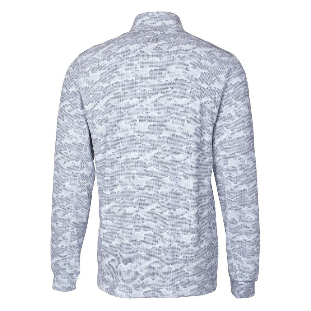 Cutter & Buck Big & Tall Traverse Eco Camo Tri-Blend DryTec Quarter-Zip Jacket - Washington Commanders