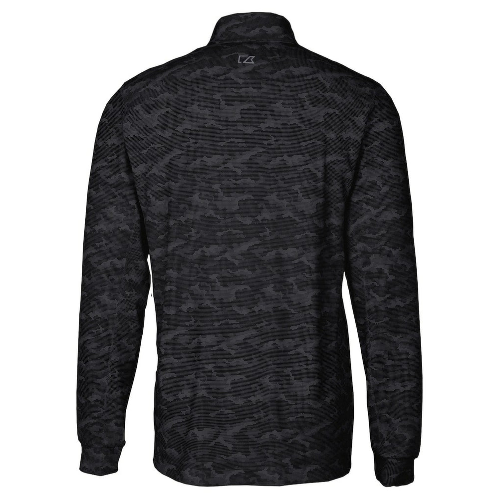 Cutter & Buck Big & Tall Traverse Eco Camo Tri-Blend DryTec Quarter-Zip Jacket - Cincinnati Bengals