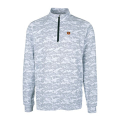 Cutter & Buck Big & Tall Traverse Eco Camo Tri-Blend DryTec Quarter-Zip Jacket - Cincinnati Bengals