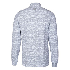 Cutter & Buck Big & Tall Traverse Eco Camo Tri-Blend DryTec Quarter-Zip Jacket - Cincinnati Bengals