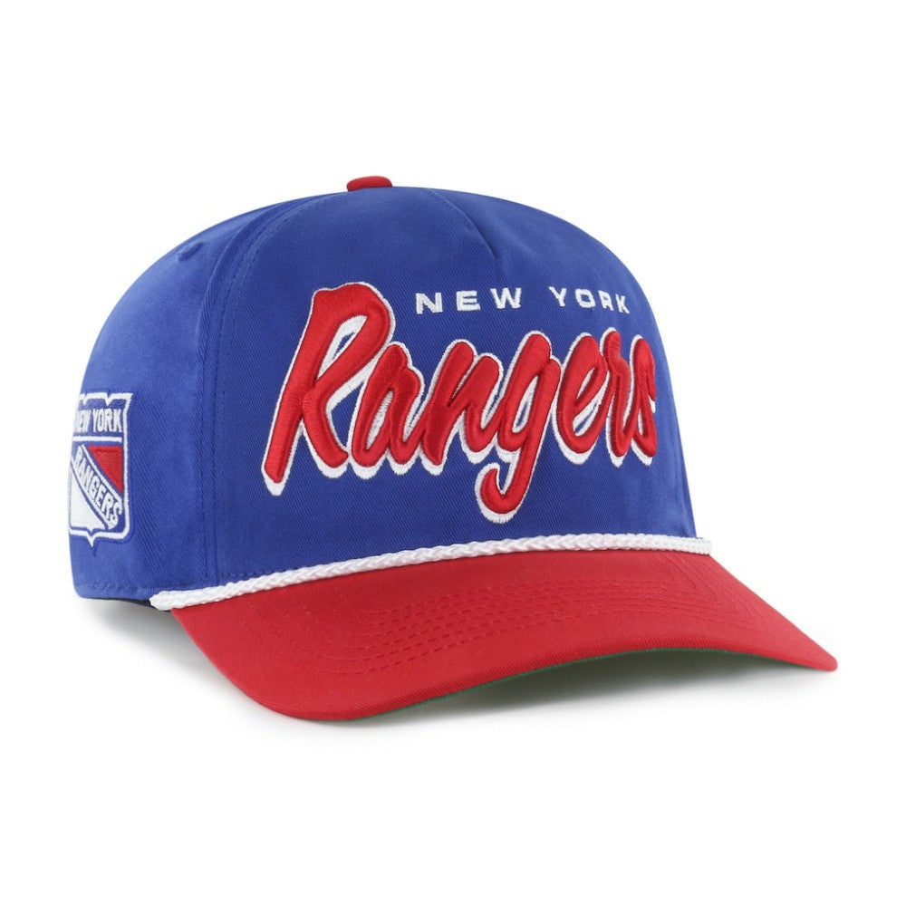 NHL Blue/Red New York Rangers '47 Dropshadow Rope Hitch Adjustable Hat