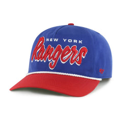 NHL Blue/Red New York Rangers '47 Dropshadow Rope Hitch Adjustable Hat