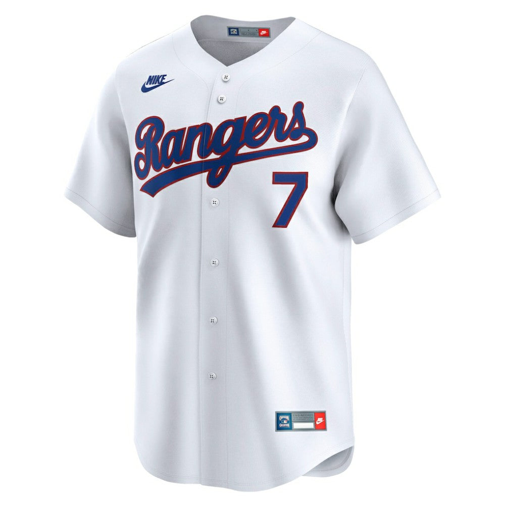 MLB Ivan Rodriguez Texas Rangers Nike Throwback Cooperstown Collection Limited Jersey