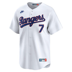 MLB Ivan Rodriguez Texas Rangers Nike Throwback Cooperstown Collection Limited Jersey