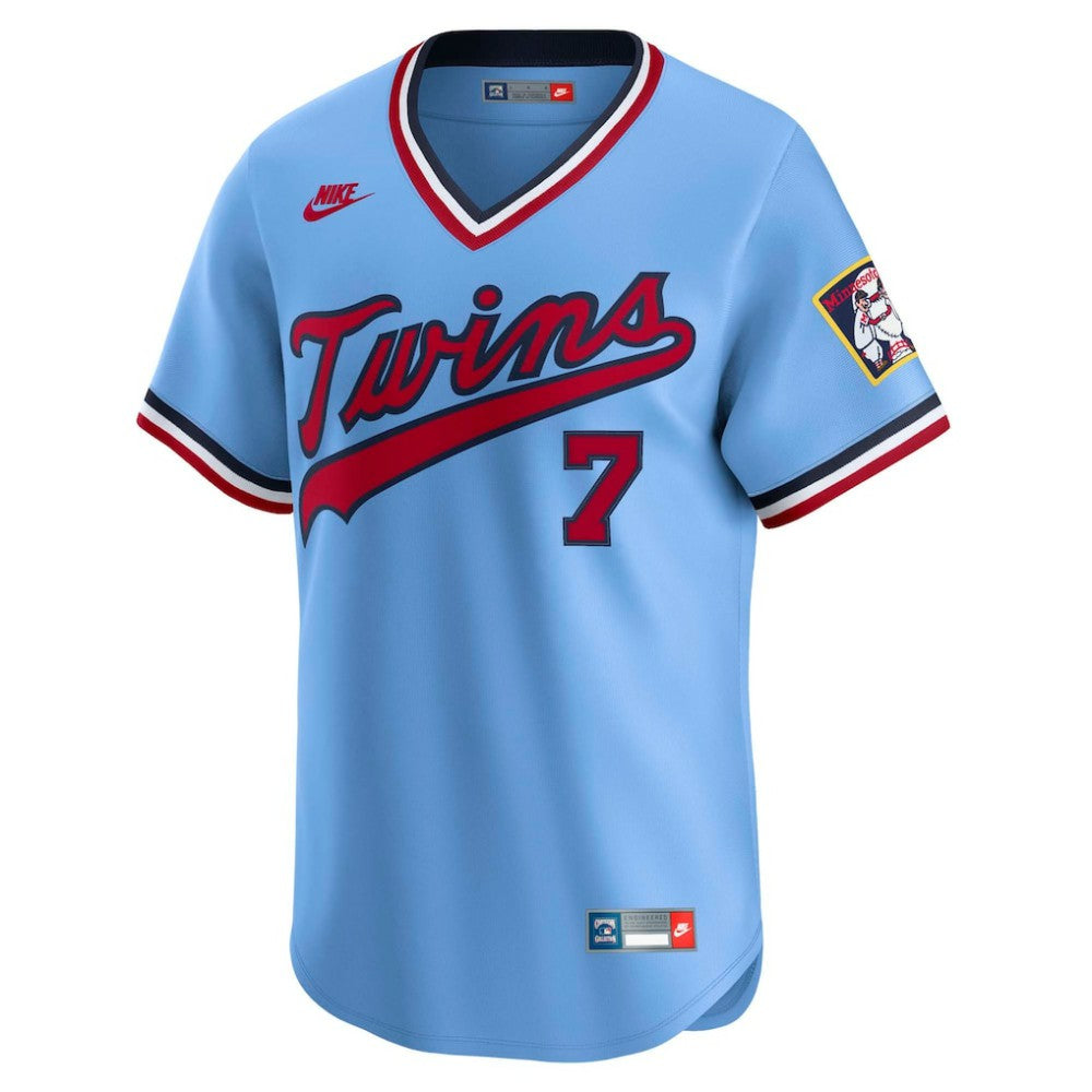 MLB Joe Mauer Minnesota Twins Nike Throwback Cooperstown Collection Limited Jersey