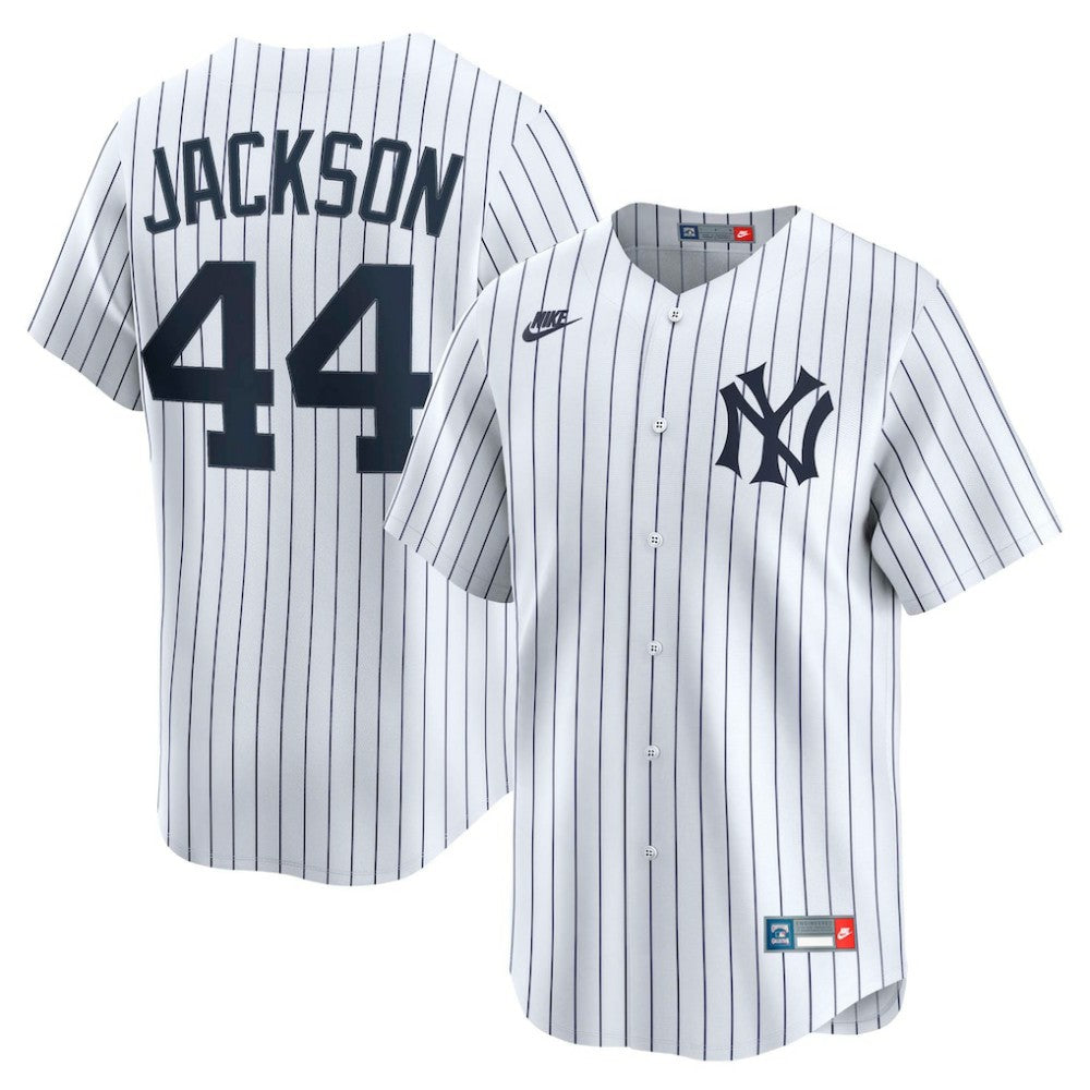 MLB Reggie Jackson New York Yankees Nike Throwback Cooperstown Collection Limited Jersey
