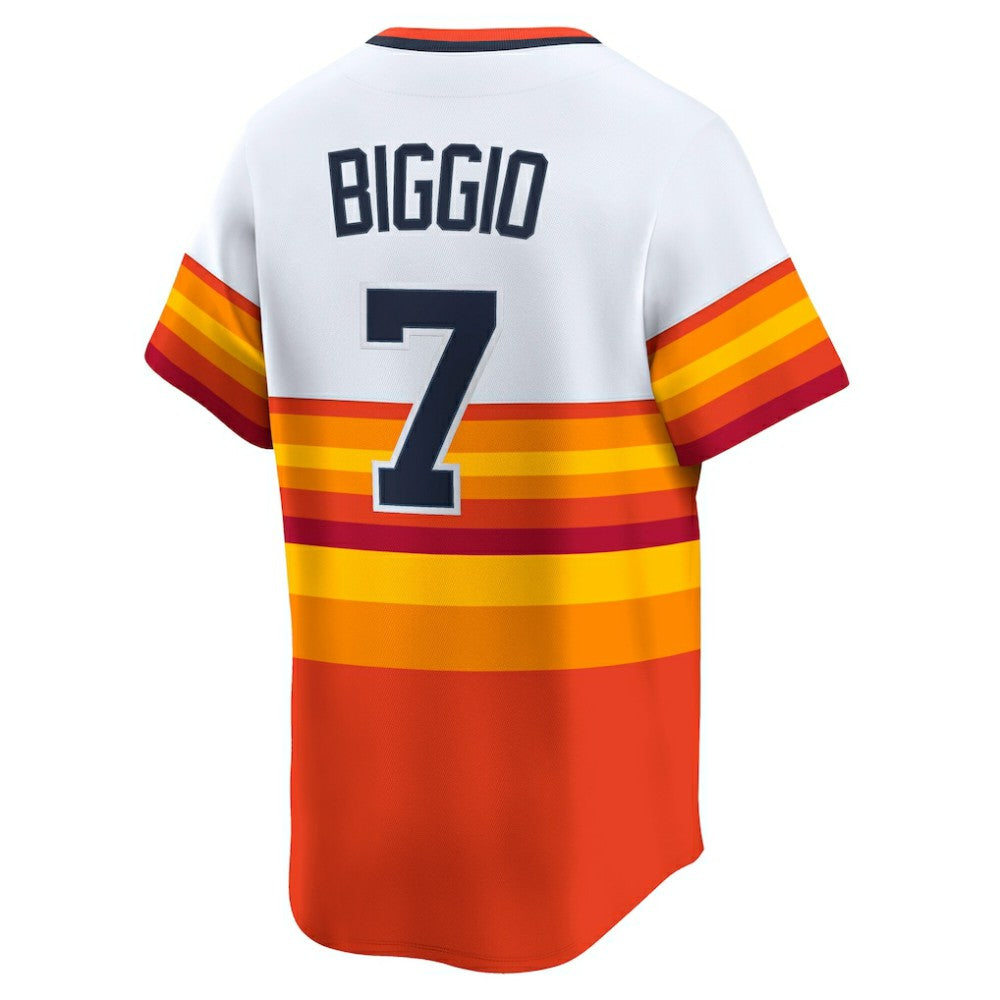 MLB Craig Biggio Houston Astros Nike Throwback Cooperstown Collection Limited Player Jersey