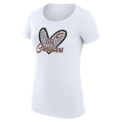NBA Cleveland Cavaliers G-III 4Her by Carl Banks Women's Super-Slim Fit Lightweight Leopard Heart T-Shirt sale