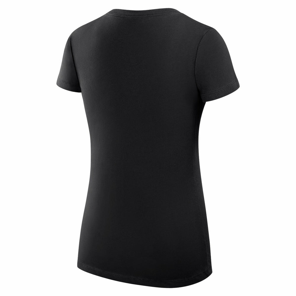 NBA Miami Heat G-III 4Her by Carl Banks Women's Super-Slim Fit Lightweight Leopard Heart V-Neck T-Shirt