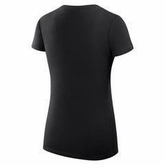 NBA Phoenix Suns G-III 4Her by Carl Banks Women's Super-Slim Fit Lightweight Leopard Heart V-Neck T-Shirt